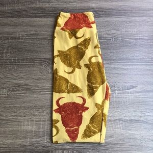 Lularoe Bison One Size Leggings UNICORN
